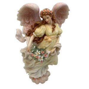 VTG Seraphim Classics Angel Large Figurine Chloe 1997 12" x 6" Decor 7111